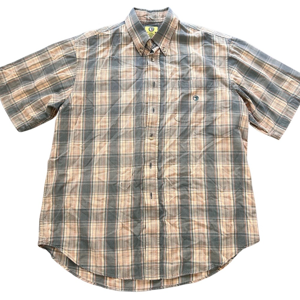 Duck Head 1865 Plaid Button Up Size Large